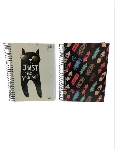 CADERNO 20X1 BOM D  MASCULINO